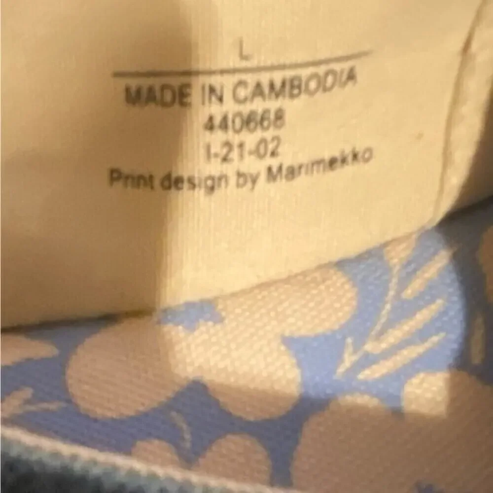 Marimekko & Uniqlo Blue Espardrille Shoe Size Large (8-9)
